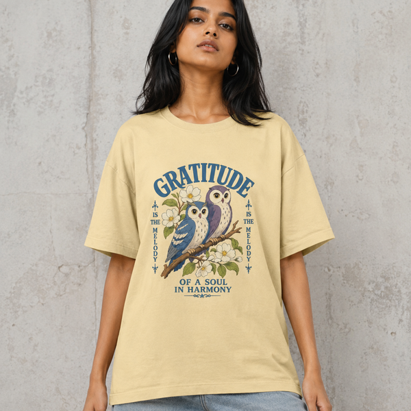 GRATITUDE OVERSIZED TEE