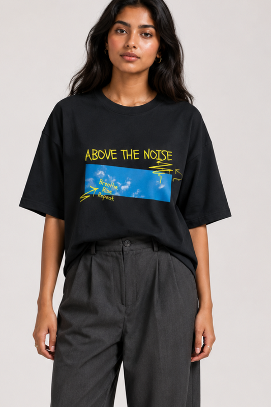 Above The Noise Oversized Tee